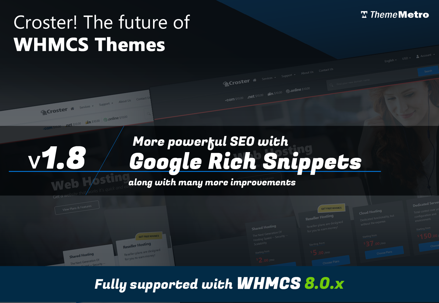 Croster WHMCS CMS Theme