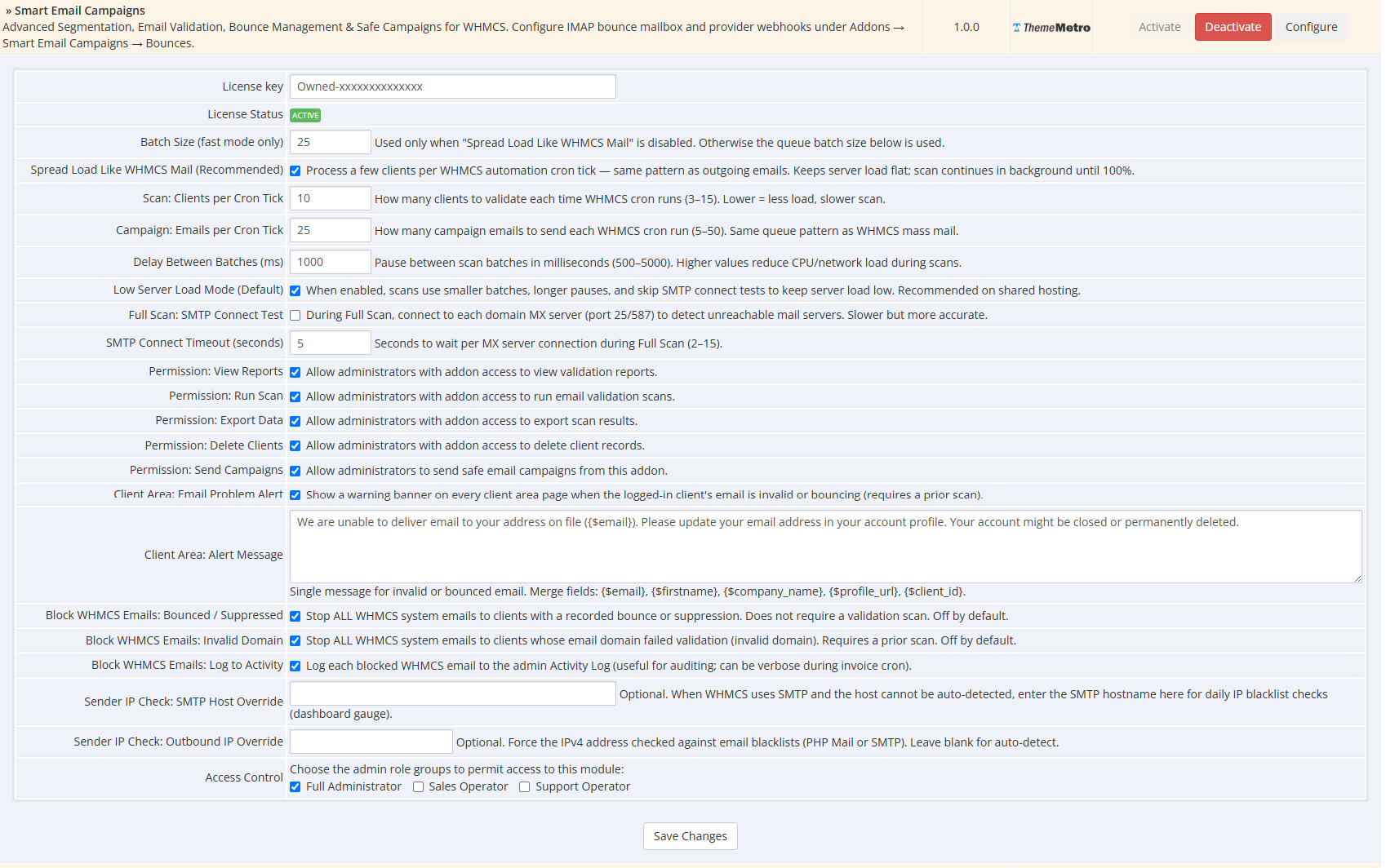 WHMCS Addon - Smart Email Campaign